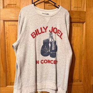 Gray Billy Joel Concert Sweatshirt
